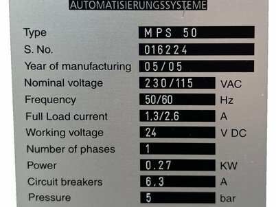 Asys MPS 50 Pufferstation für Wafermagazine