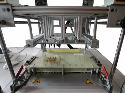 Scorpion ICT/MDA testsystem with pneumatic adaption unit